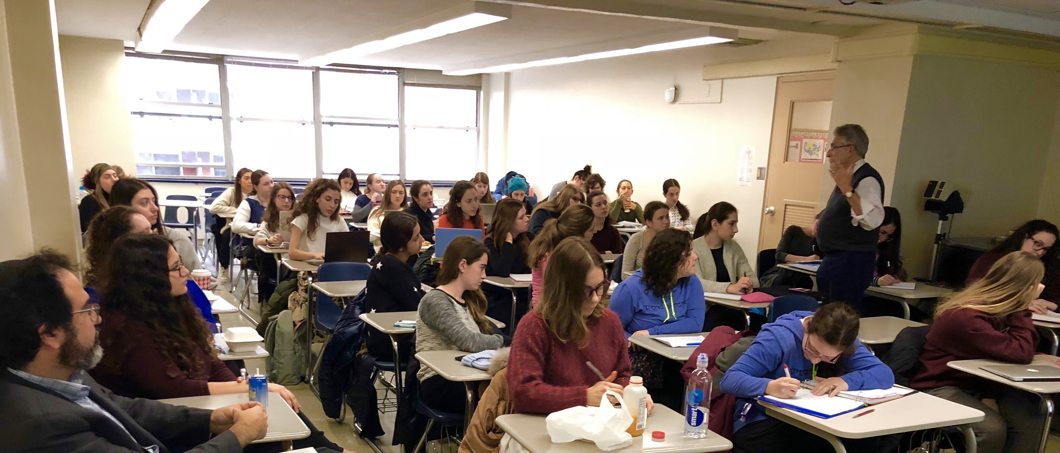 Prof. Stillman with Students at SCW